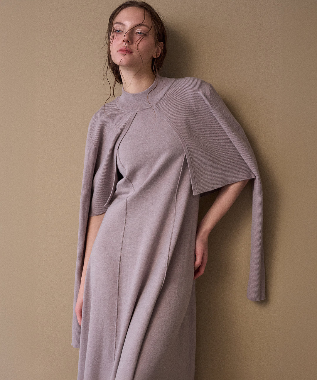 Layer Cape Ensemble Dress