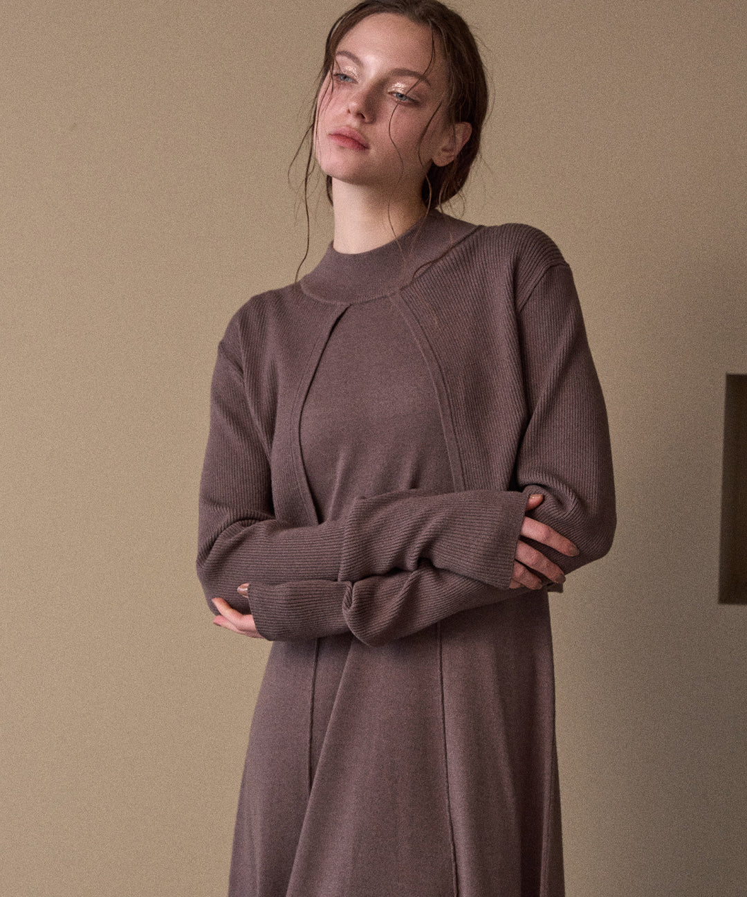 Layer Cape Ensemble Dress