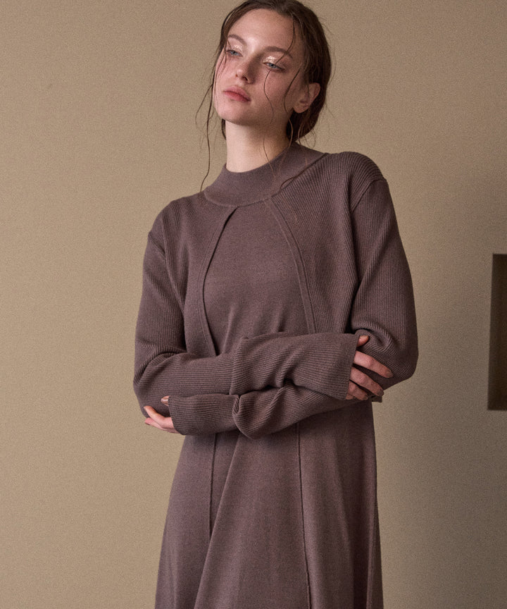 Layer Cape Ensemble Dress