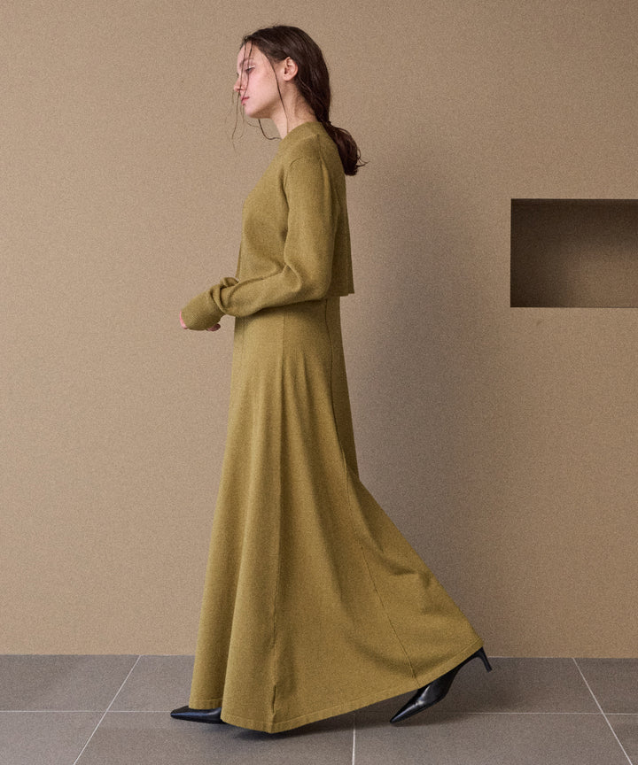 Layer Cape Ensemble Dress