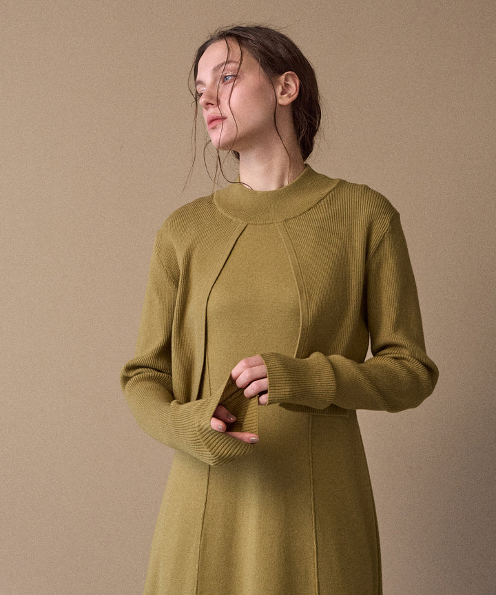 Layer Cape Ensemble Dress