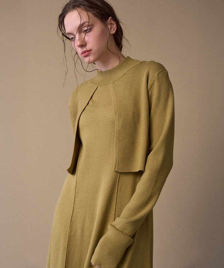 Layer Cape Ensemble Dress