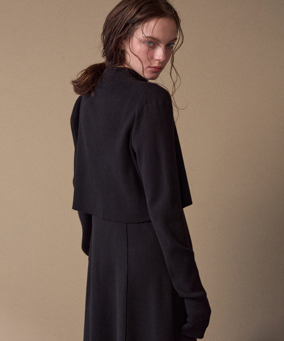 Layer Cape Ensemble Dress