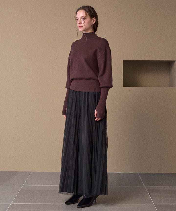 2way Layered Knit Tops