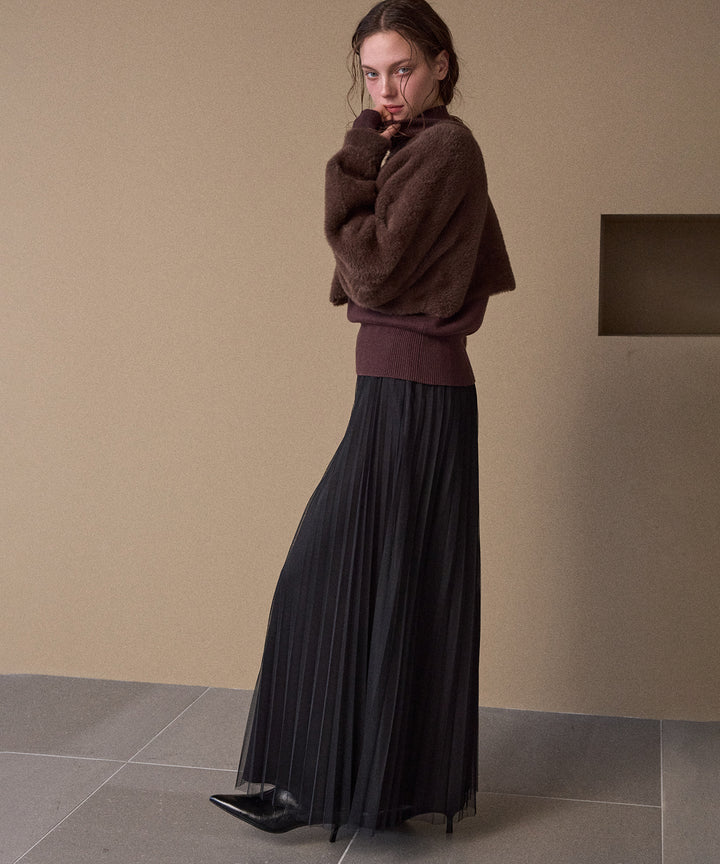 2way Layered Knit Tops