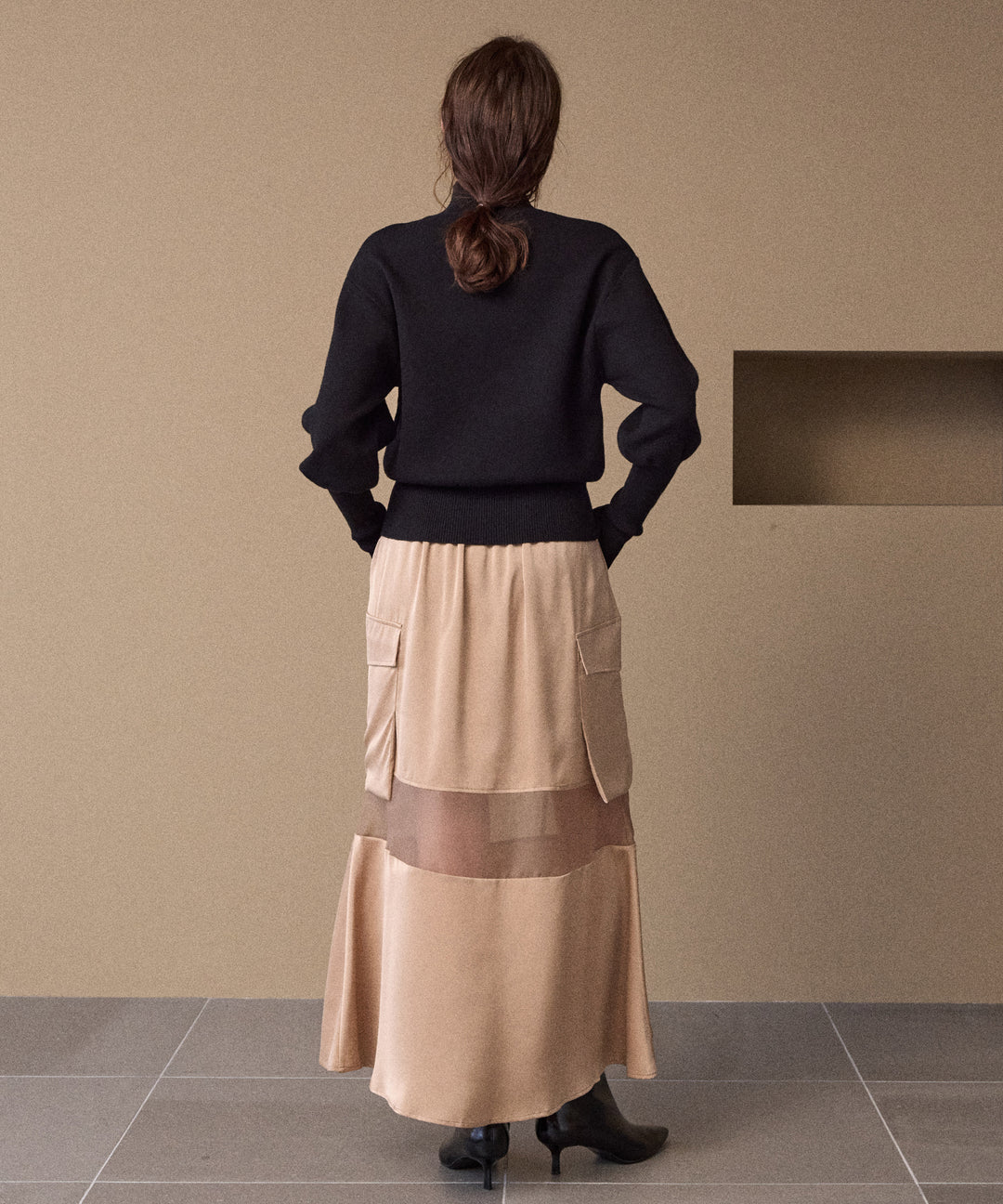 2way Layered Knit Tops