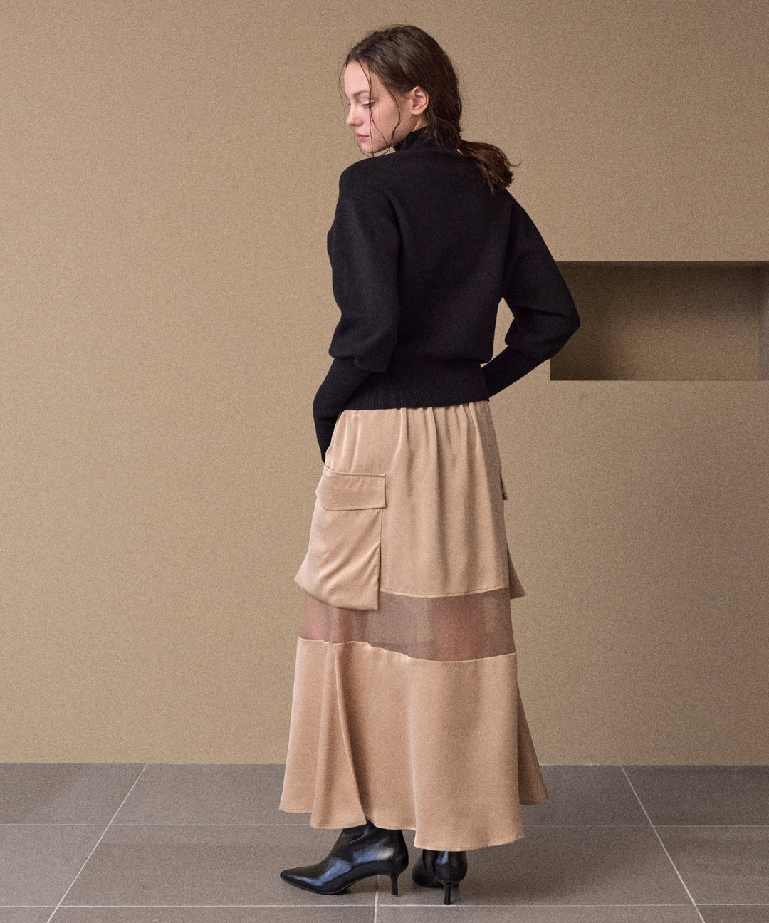 Military Gloss Skirt