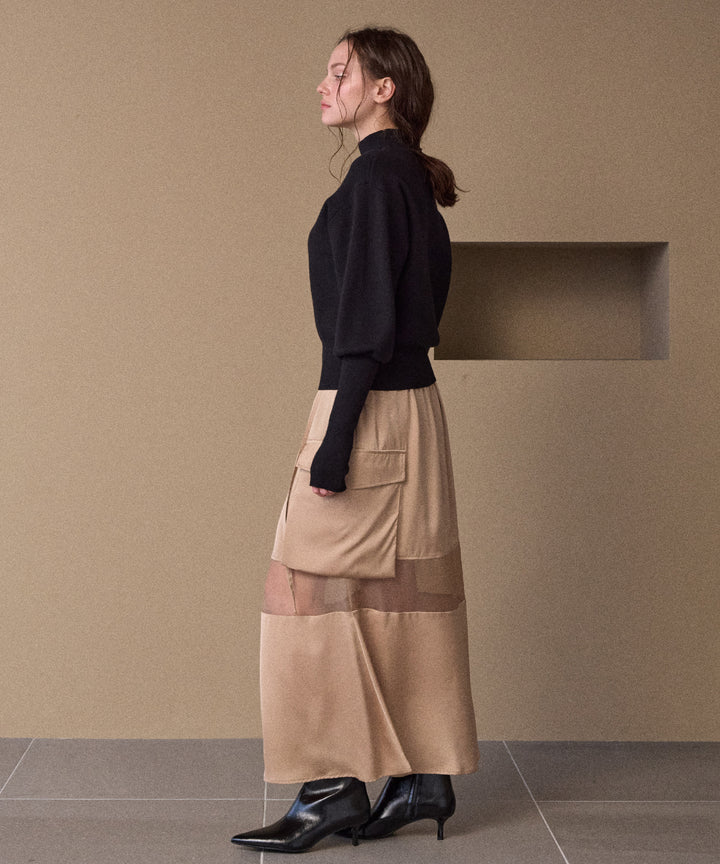 2way Layered Knit Tops