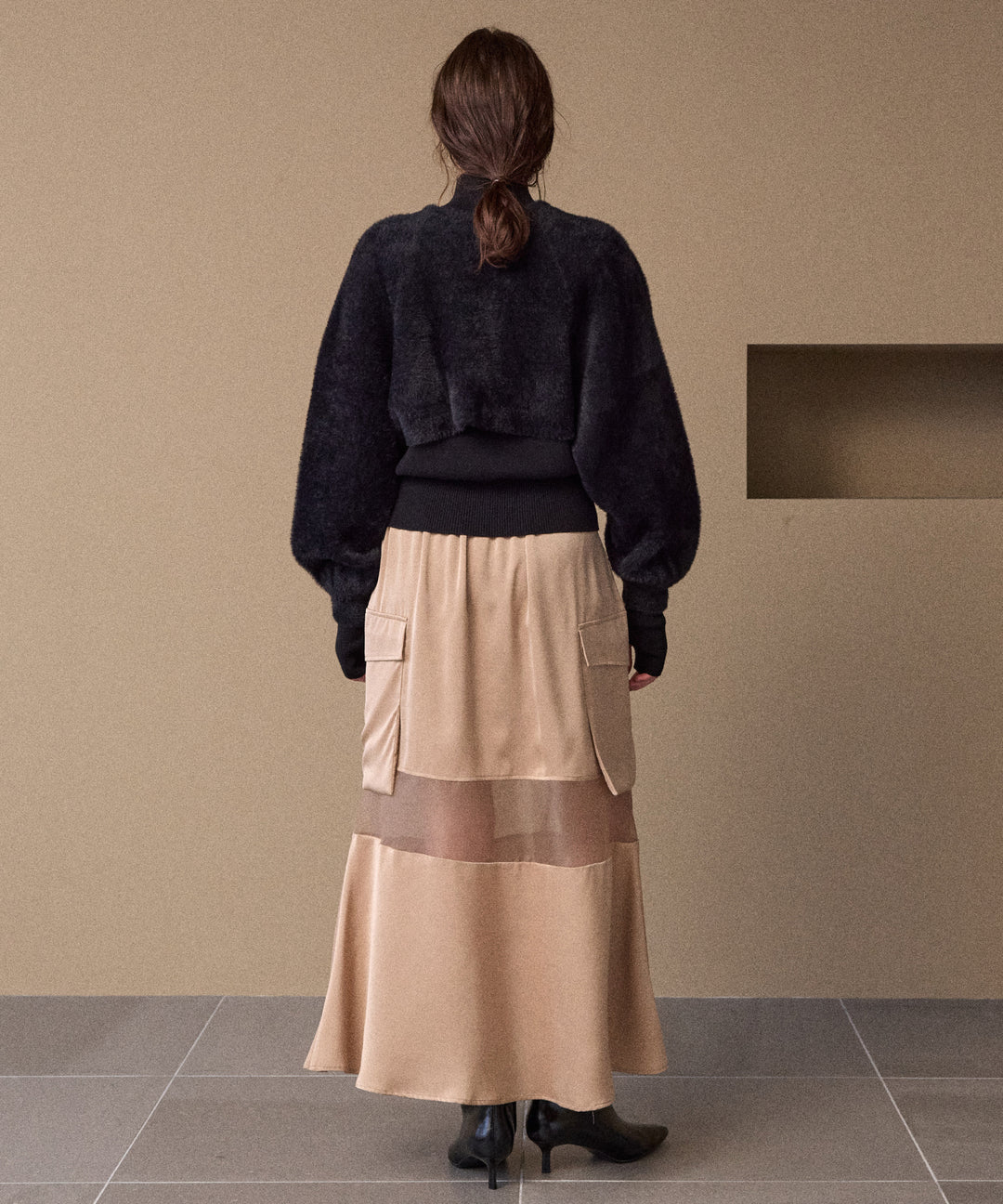 2way Layered Knit Tops