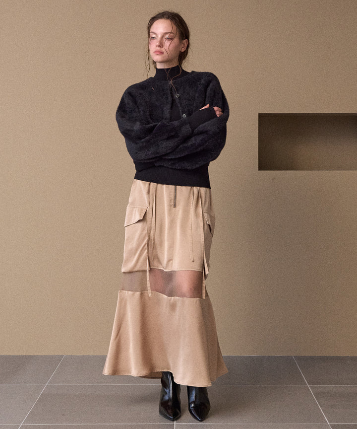 Military Gloss Skirt