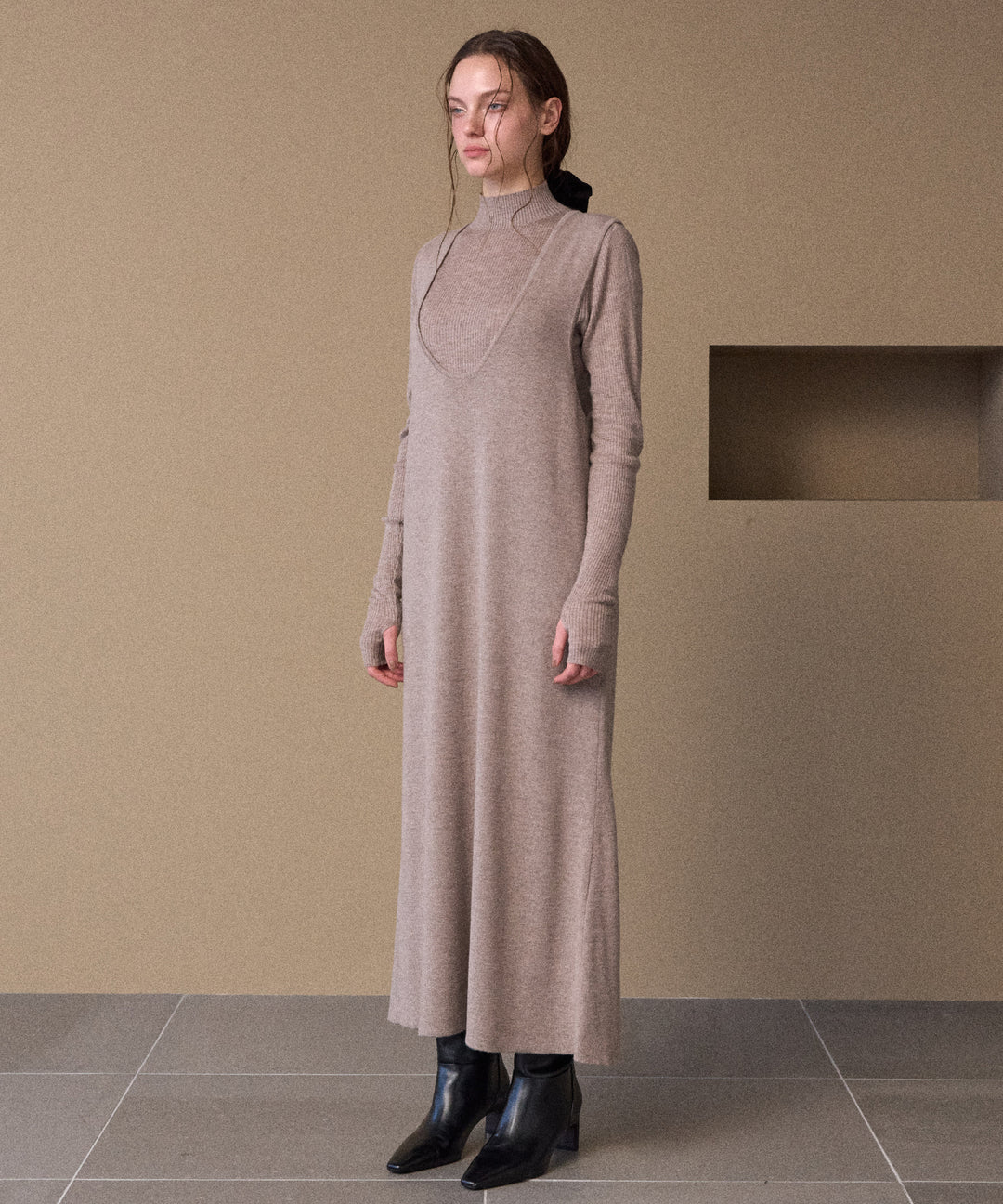 2way Layered Knit OP