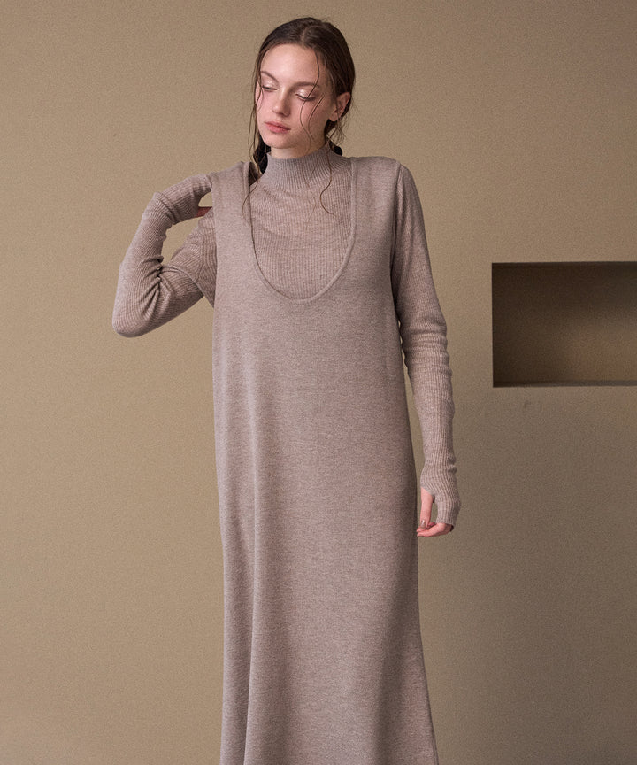 2way Layered Knit OP