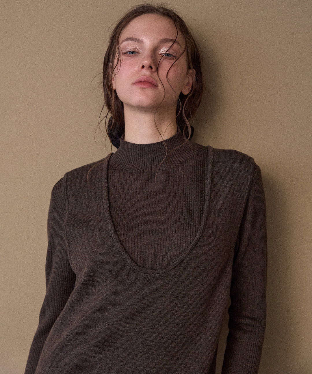 2way Layered Knit OP