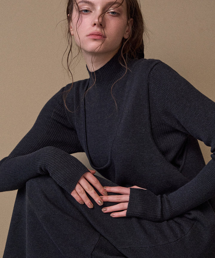 2way Layered Knit OP