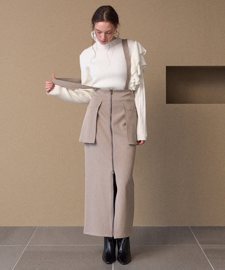 Milfull Frill Knit Tops