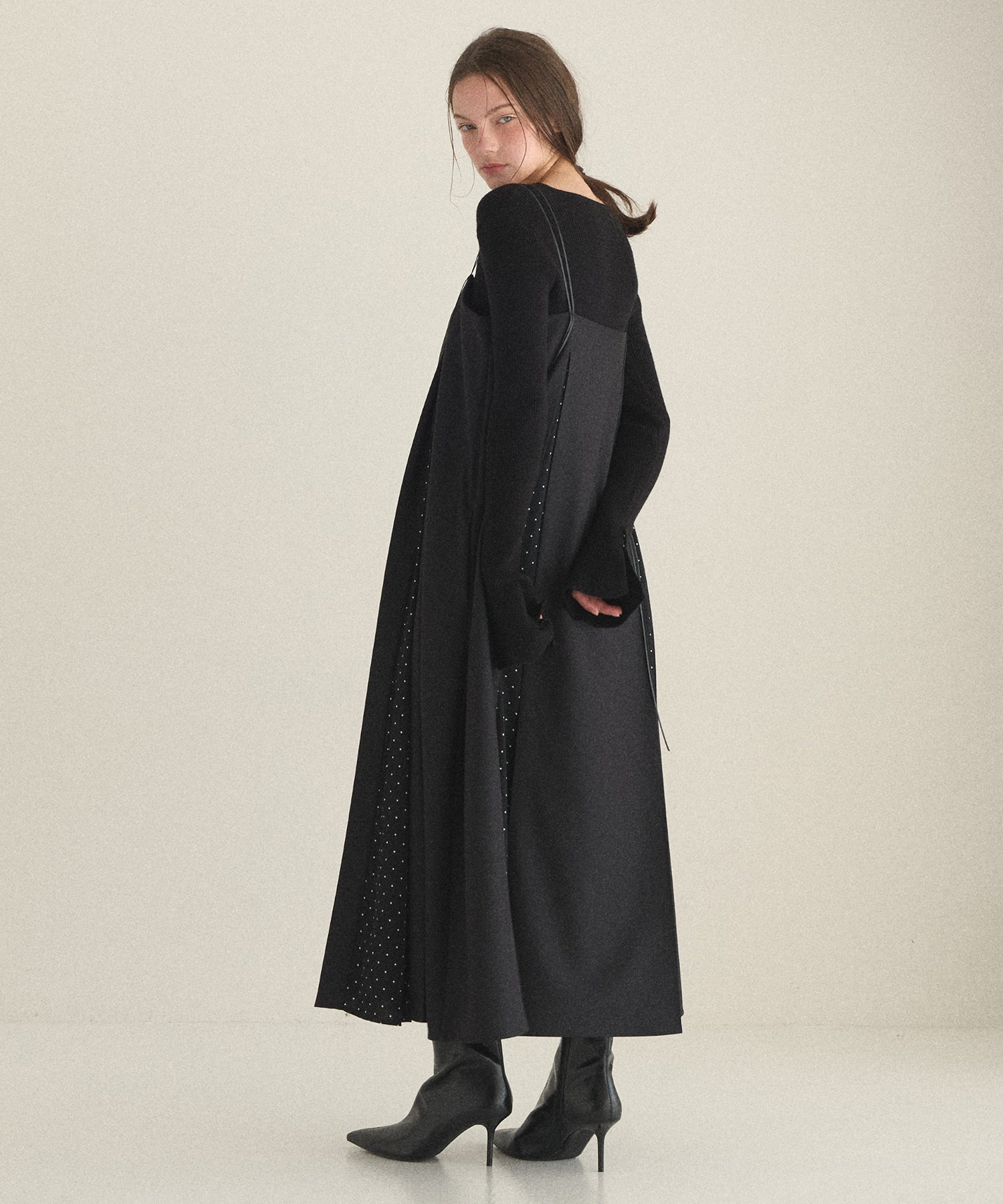 Pin Dot Line Dress – MIELI INVARIANT