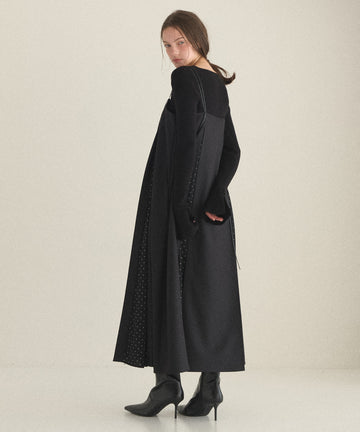Pin Dot Line Dress – MIELI INVARIANT