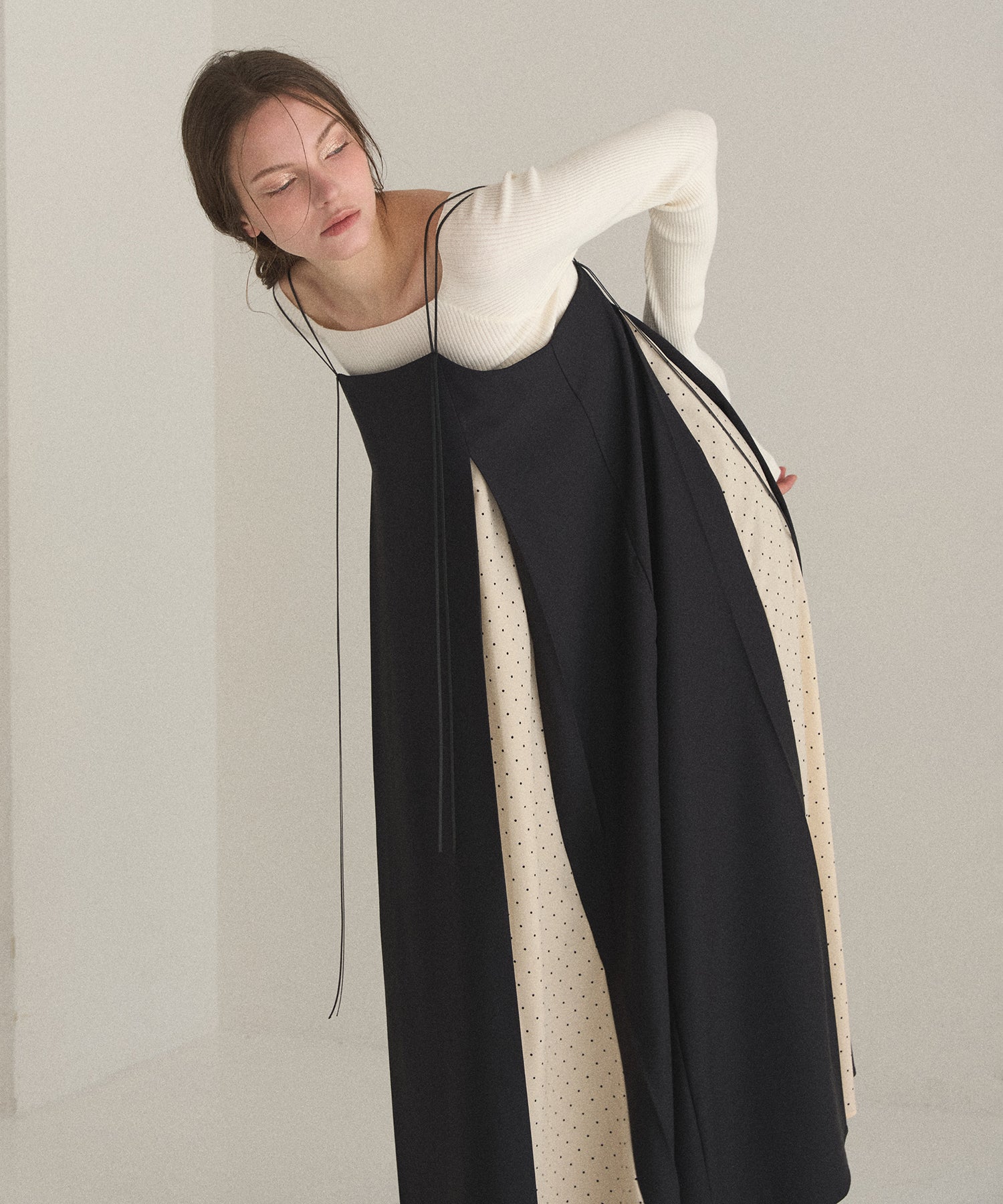 Pin Dot Line Dress – MIELI INVARIANT