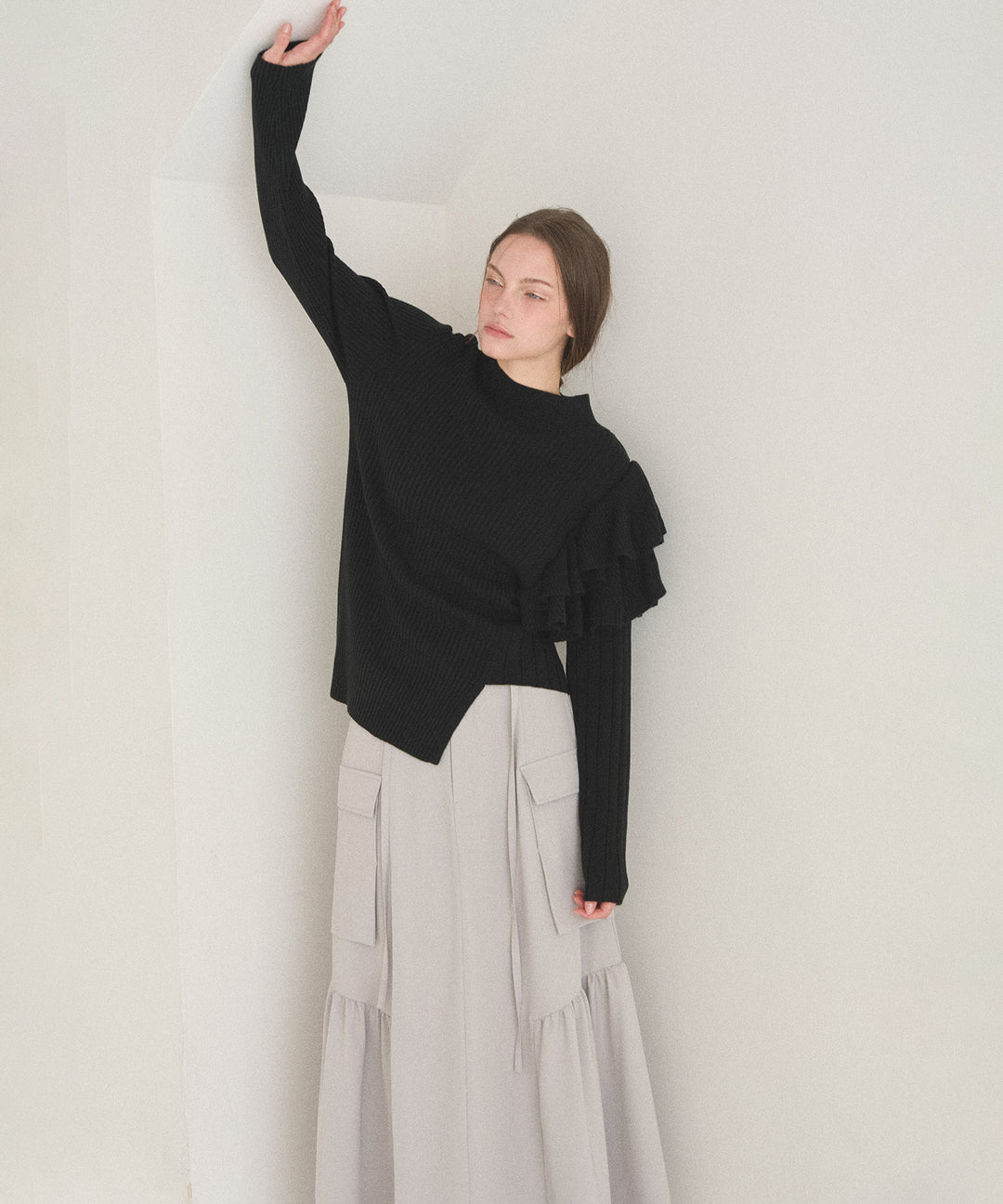 Safari Gather Flare Skirt