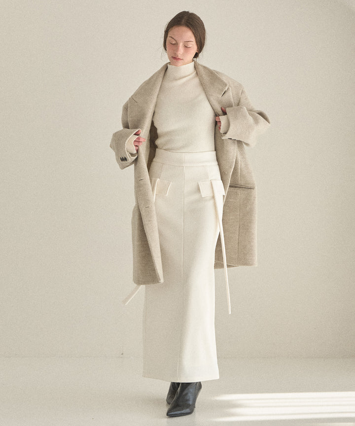 Cut Tight Cargo Skirt