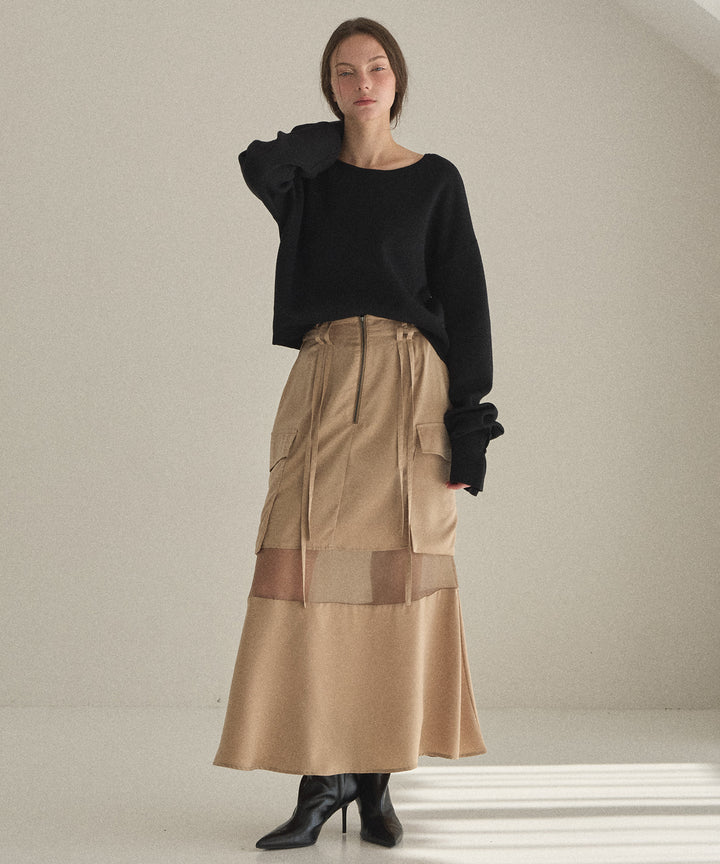 Military Gloss Skirt