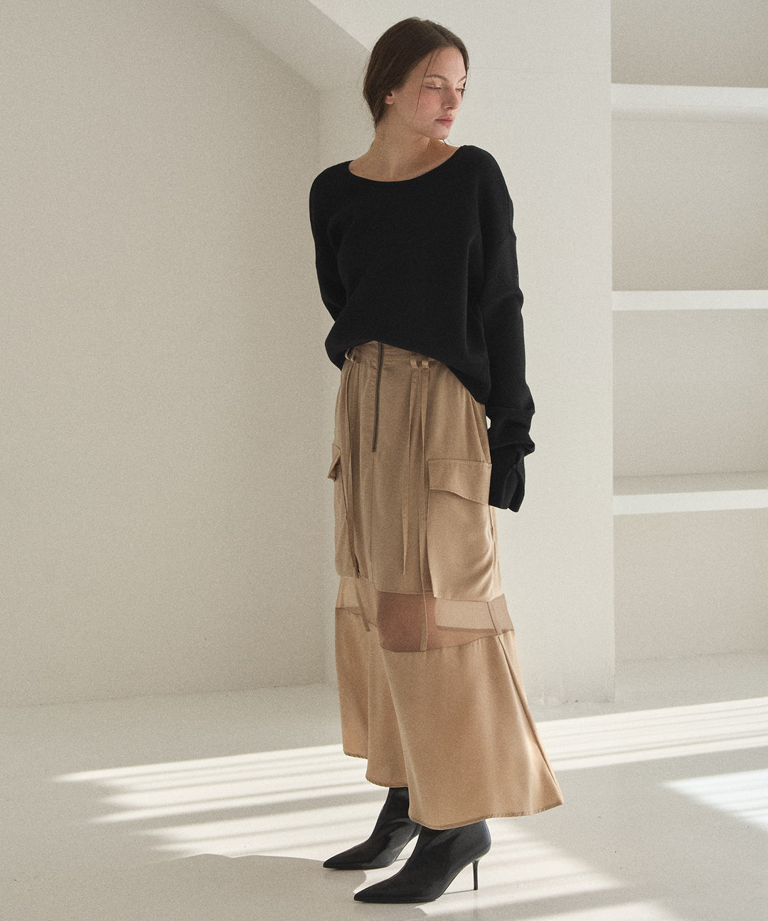 Military Gloss Skirt