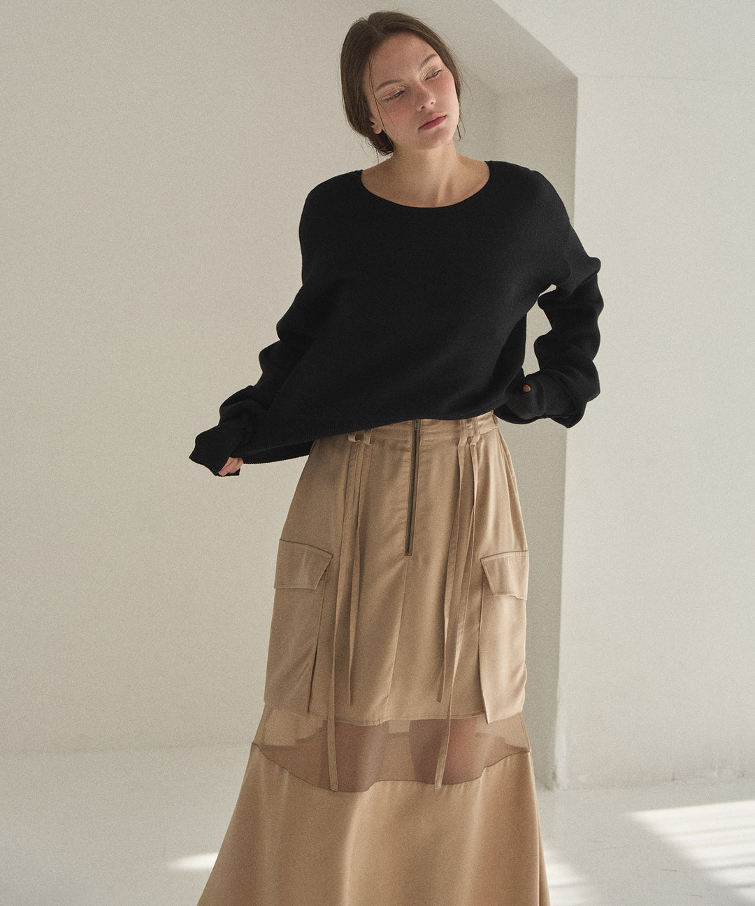 Military Gloss Skirt