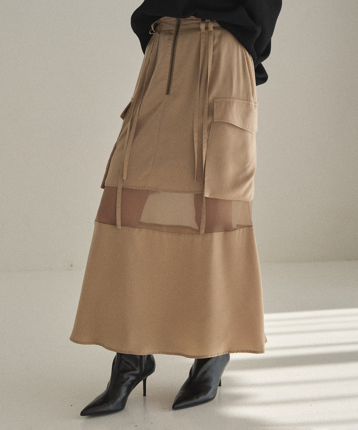 Military Gloss Skirt