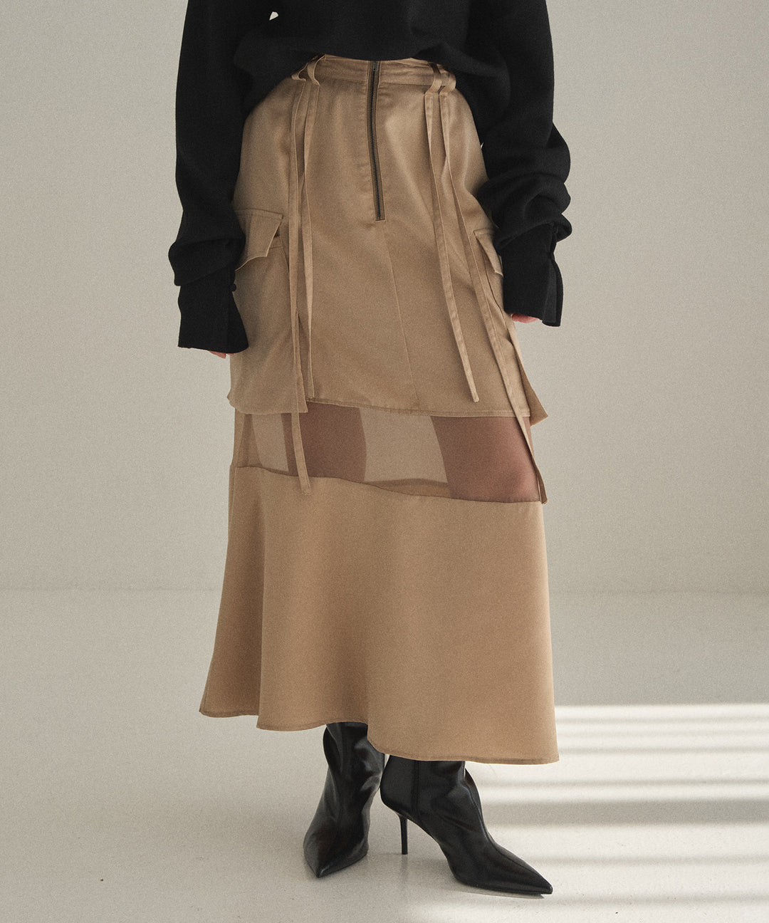 Military Gloss Skirt