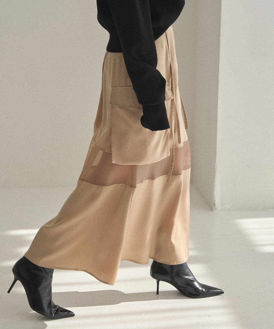 Military Gloss Skirt