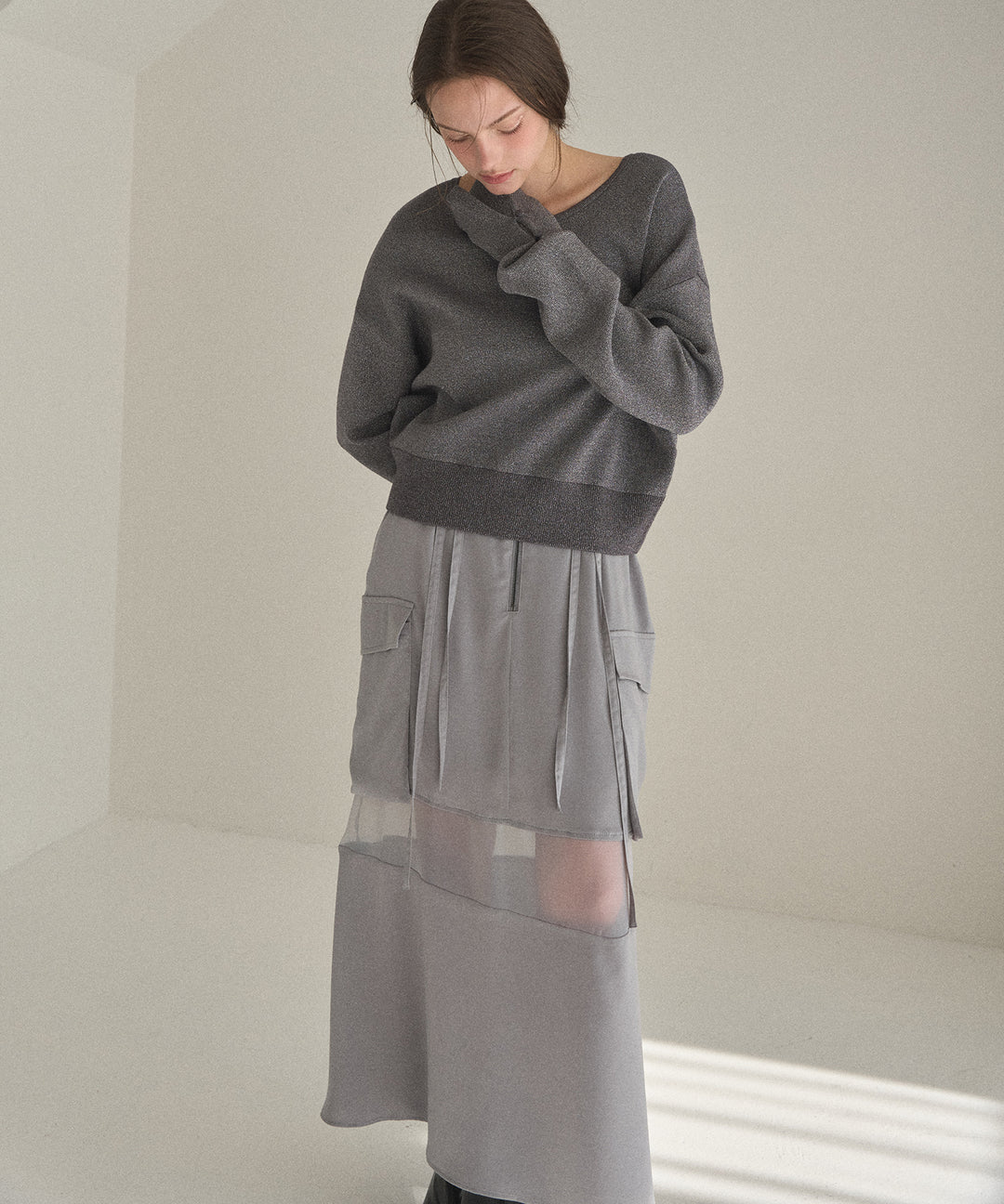 Military Gloss Skirt