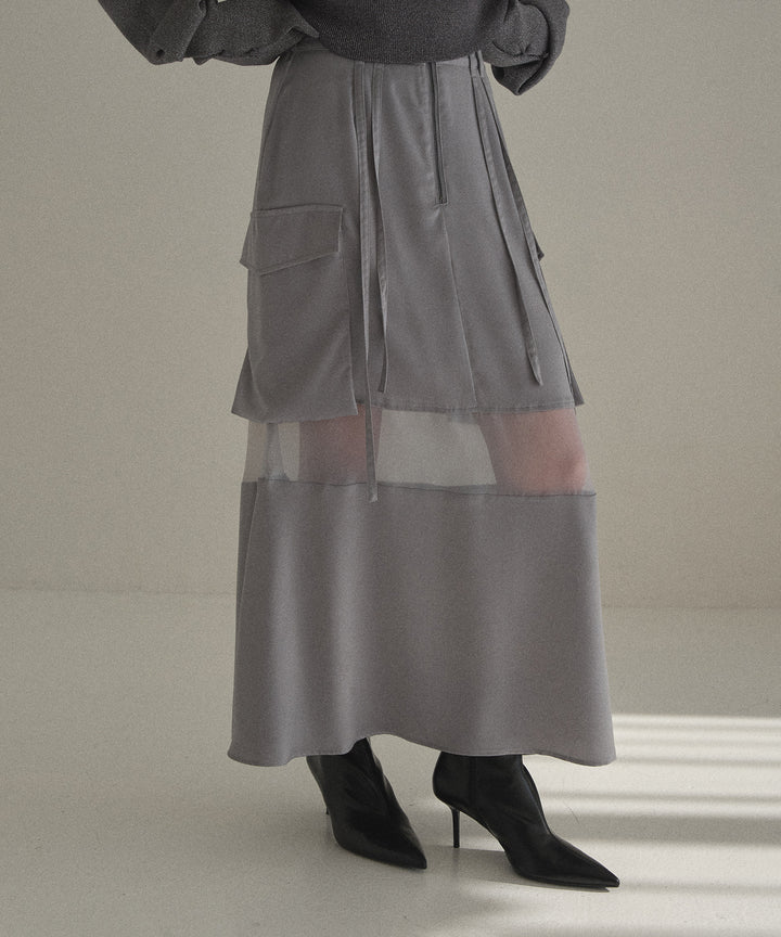 Military Gloss Skirt