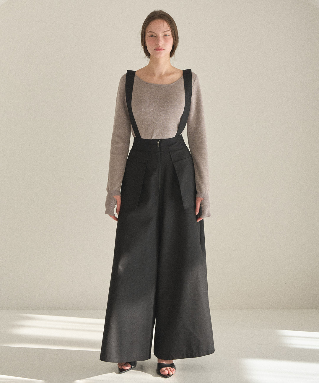 Wide Pocket Trench Pants