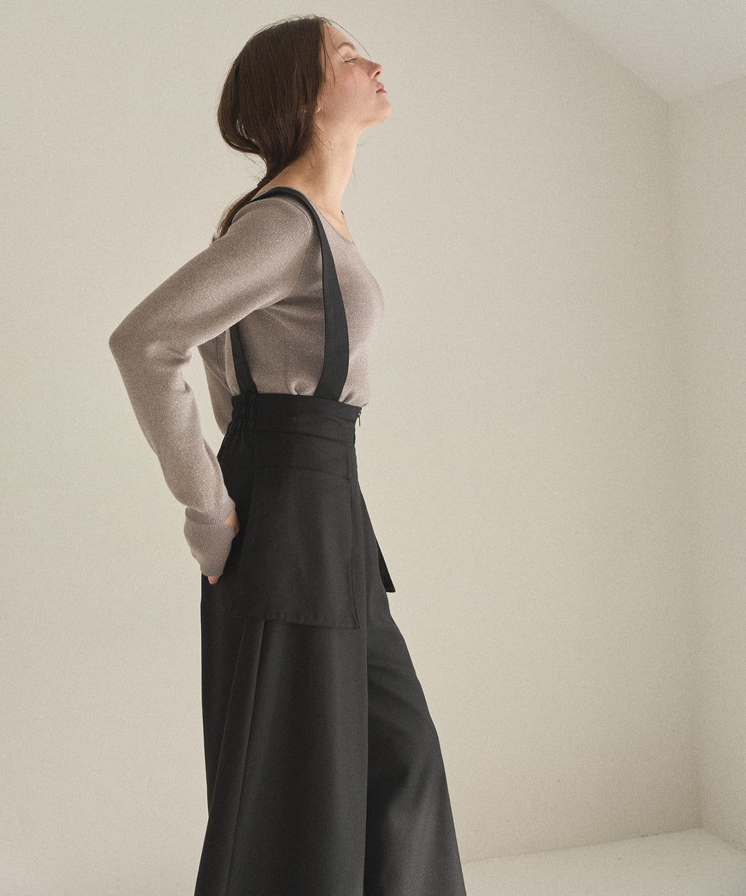 Wide Pocket Trench Pants