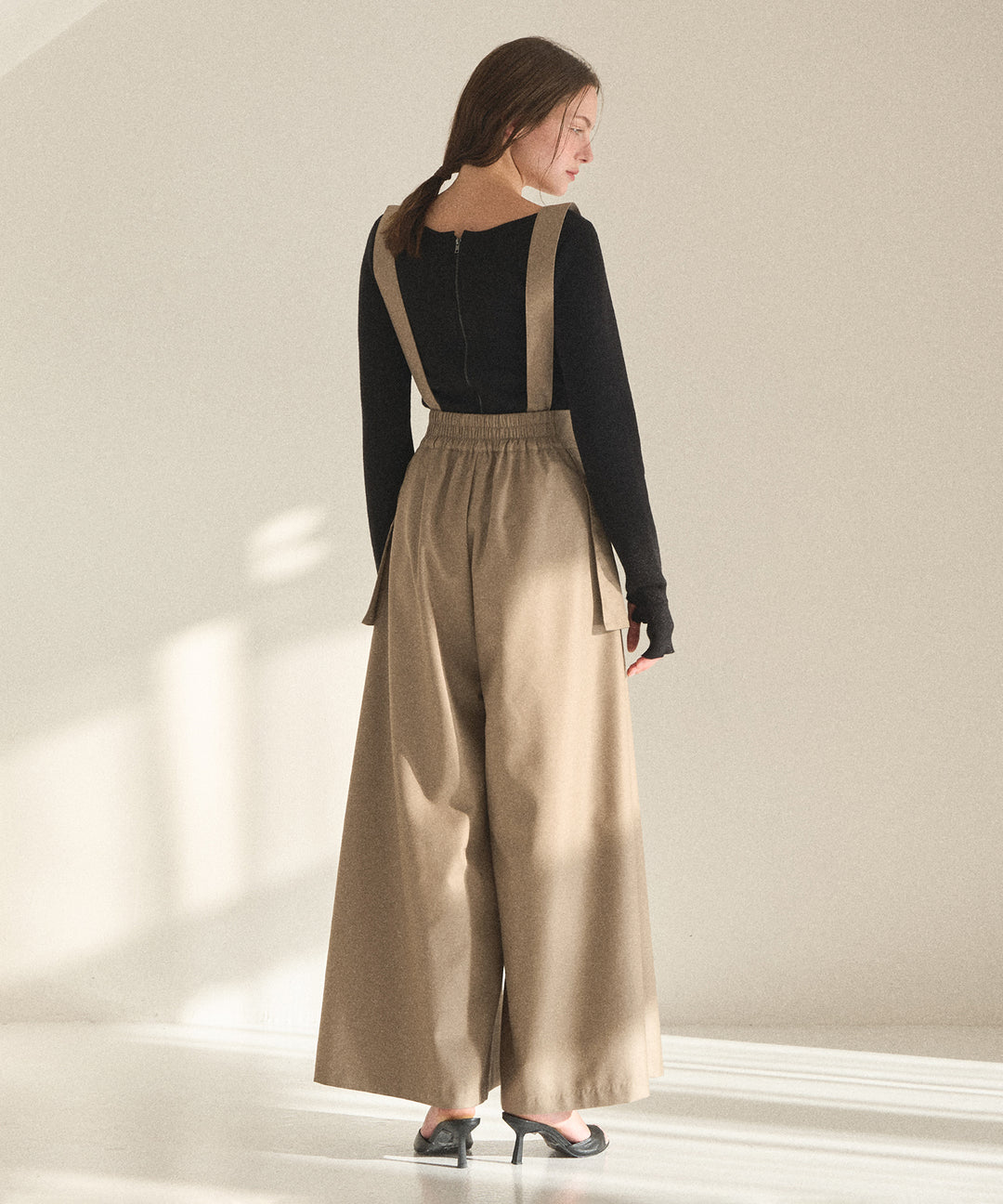 Wide Pocket Trench Pants