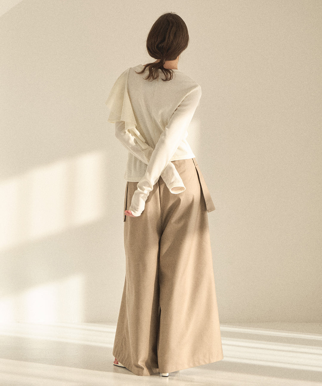 Wide Pocket Trench Pants