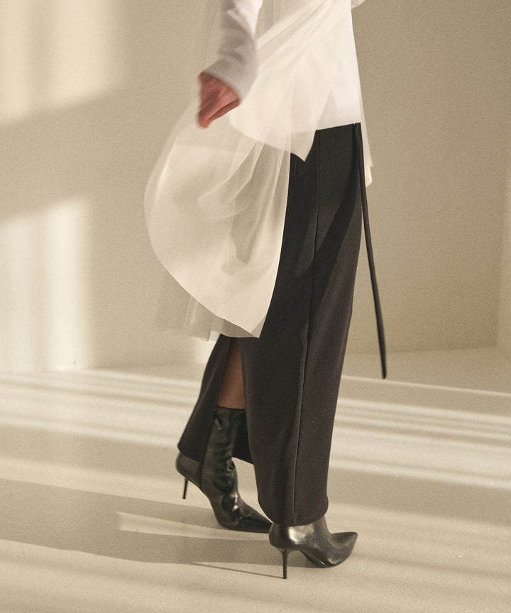 Cut Tight Cargo Skirt