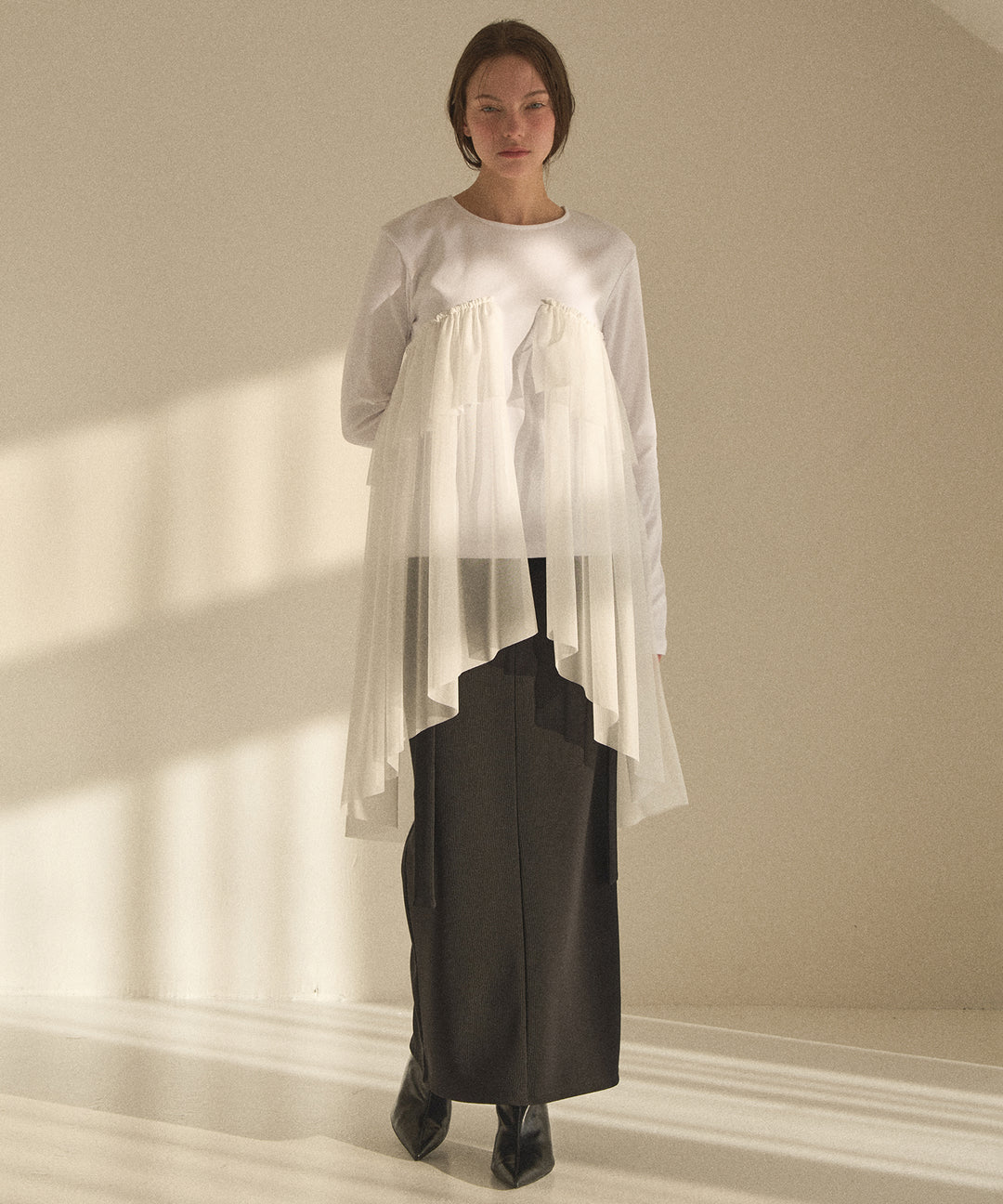 Cut Tight Cargo Skirt