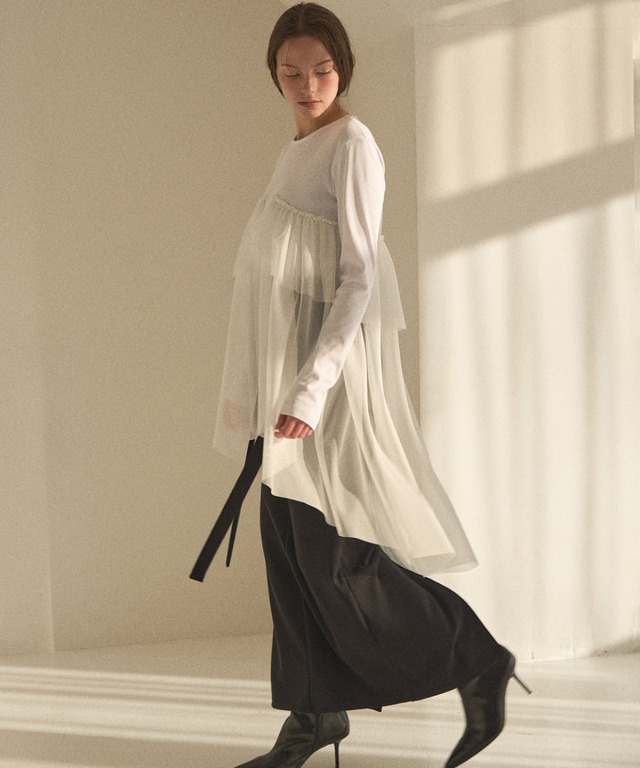 Cut Tight Cargo Skirt