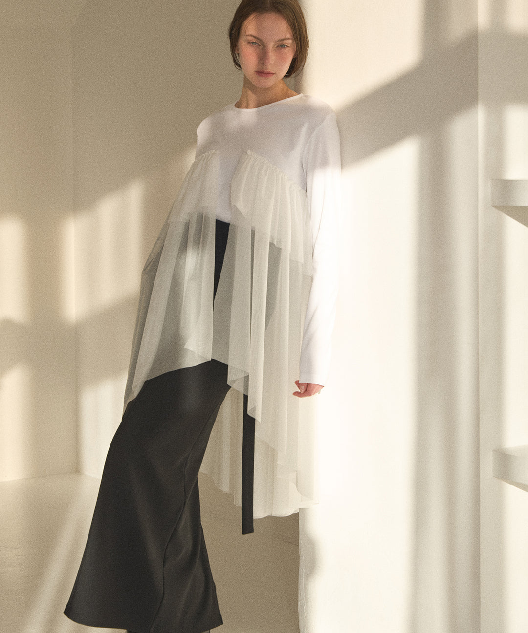 Cut Tight Cargo Skirt