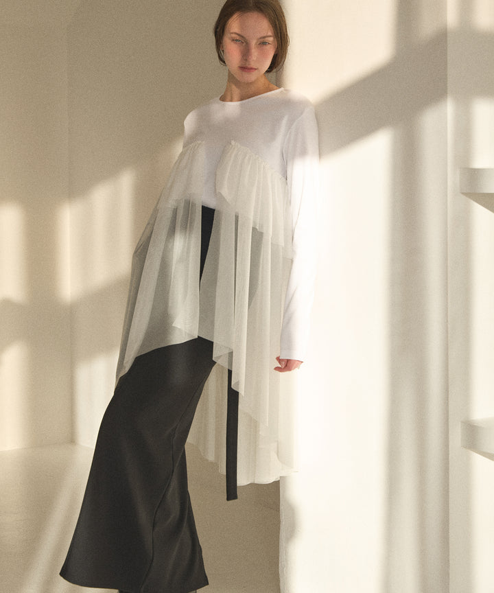 Cut Tight Cargo Skirt