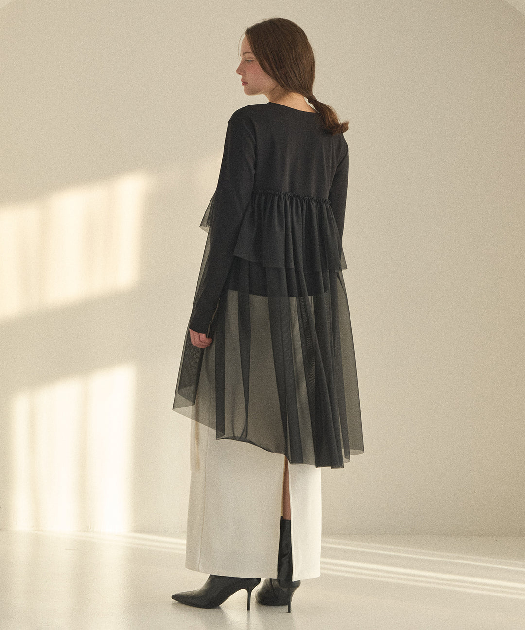 Cut Tight Cargo Skirt