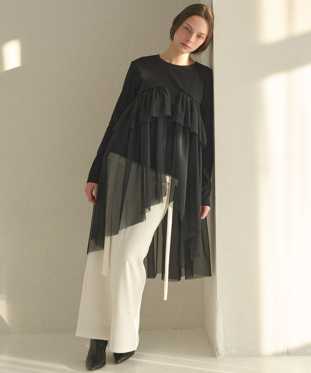 Cut Tight Cargo Skirt