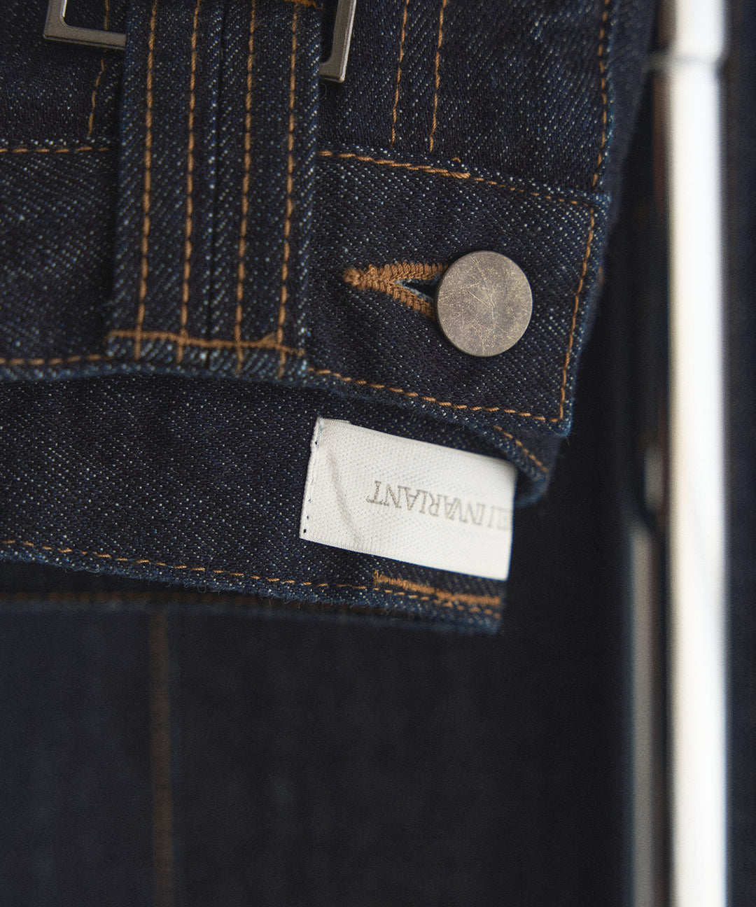 Pintuck Semiwide Jeans