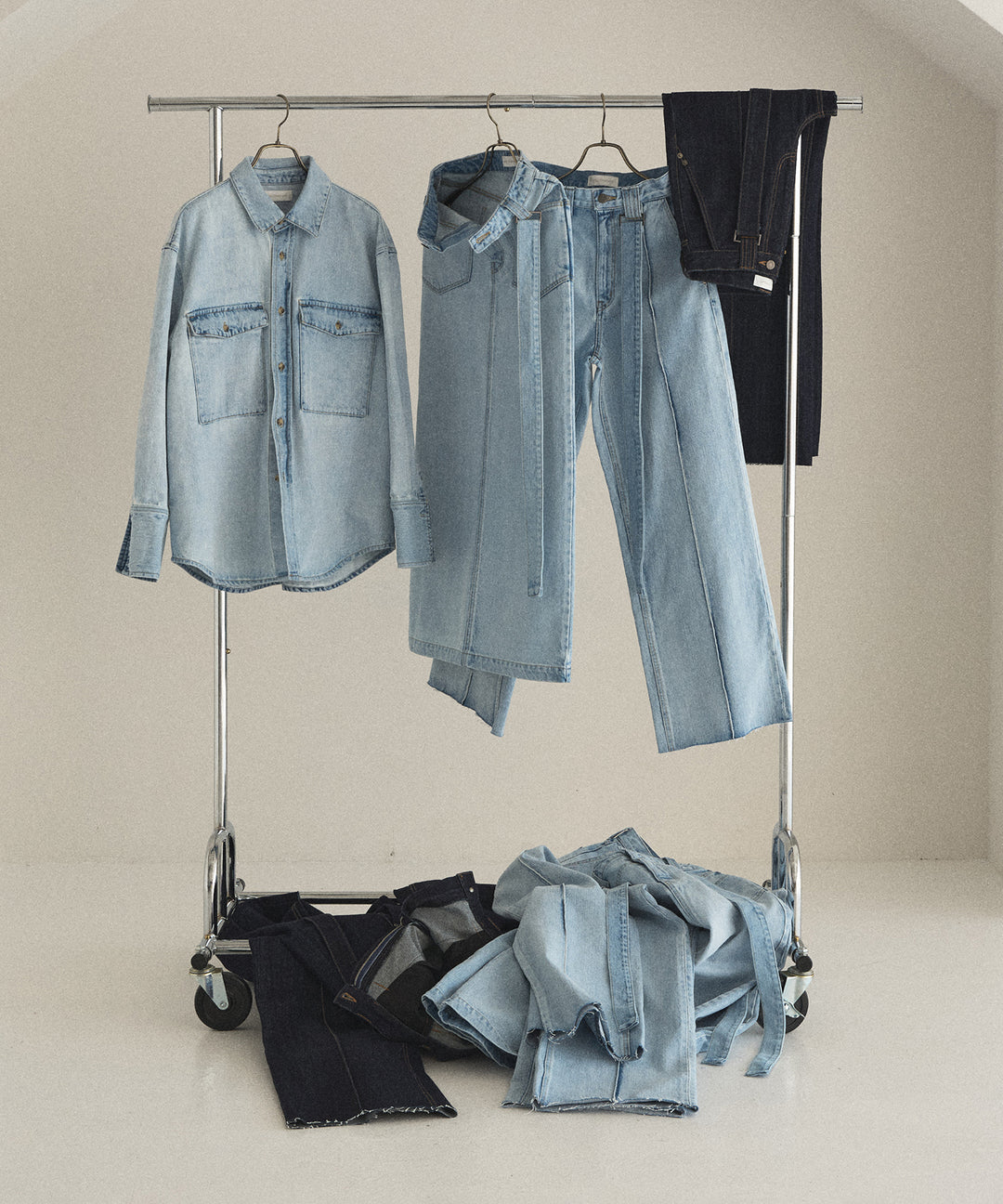 ICE Bleach Denim Shirt Jacket