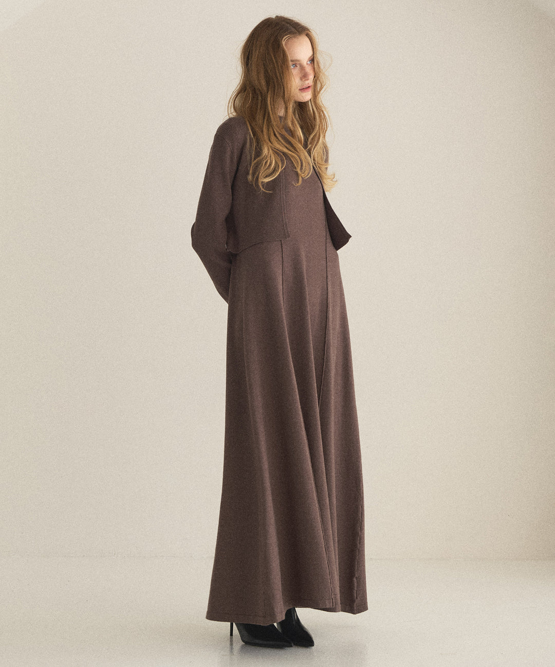 Layer Cape Ensemble Dress