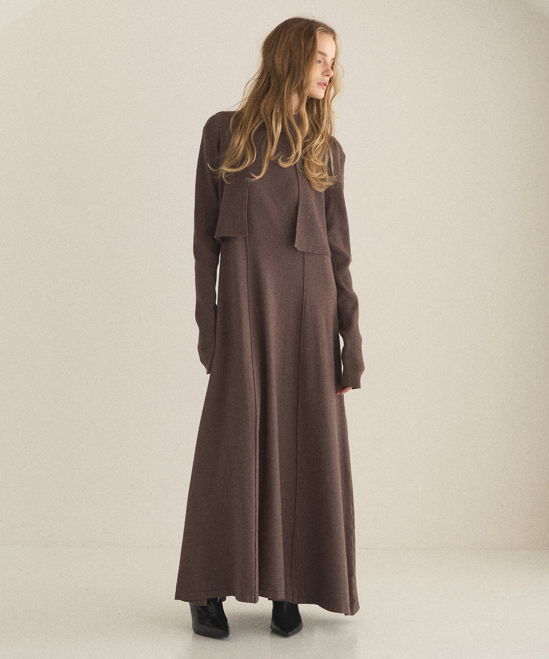 Layer Cape Ensemble Dress