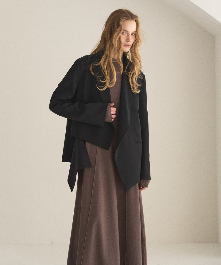 Layer Cape Ensemble Dress