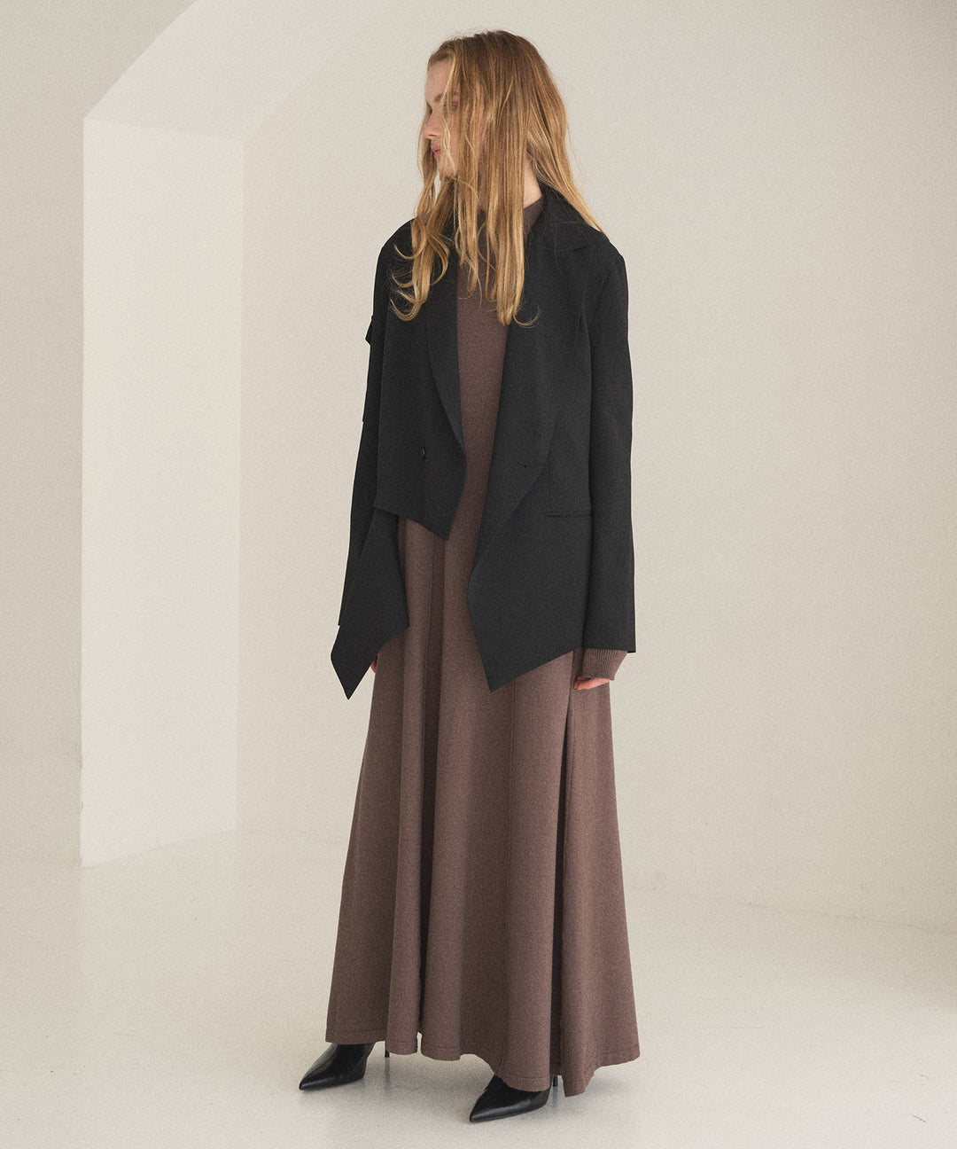 Layer Cape Ensemble Dress