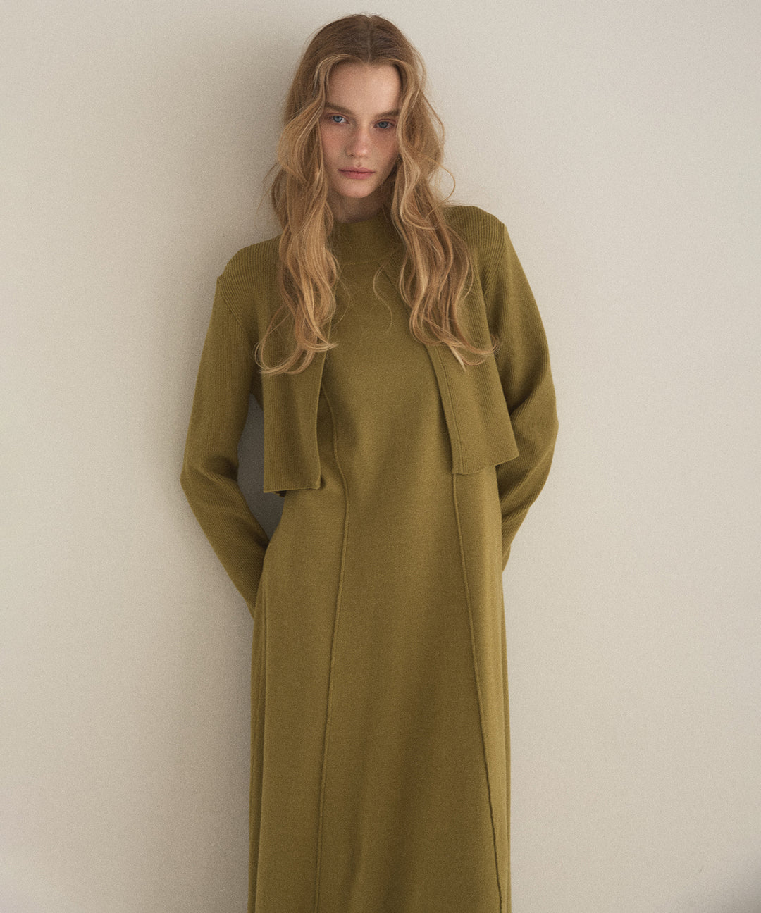 Layer Cape Ensemble Dress